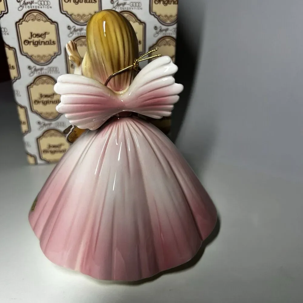 Vintage Josef Originals 12th Birthday Girl Angel Figurine with Box & Tag Vtg